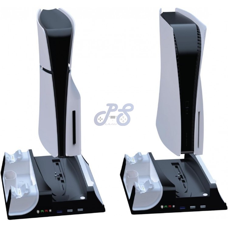 green lion ps5 cooling stand dual controller charging station