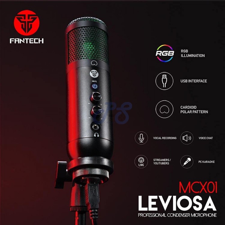 fantech leviosa mcx01 usb condenser microhone