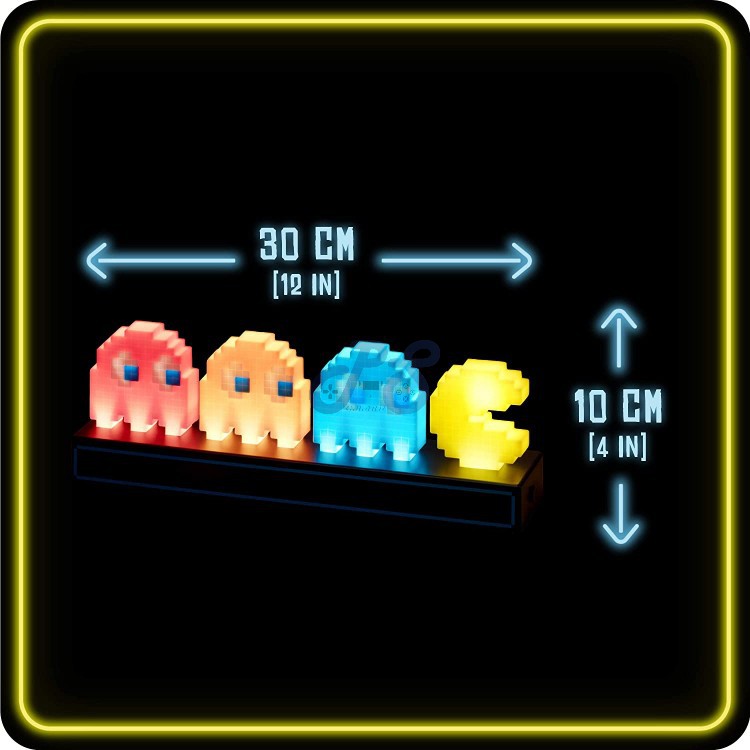 paladone pacman icon light pacman and ghosts