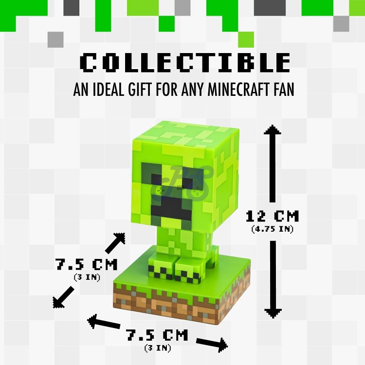 paladone icon light v2 minecraft creeper