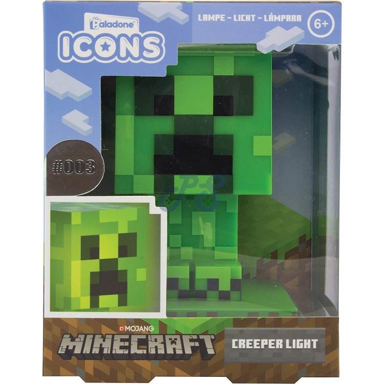 paladone icon light v2 minecraft creeper
