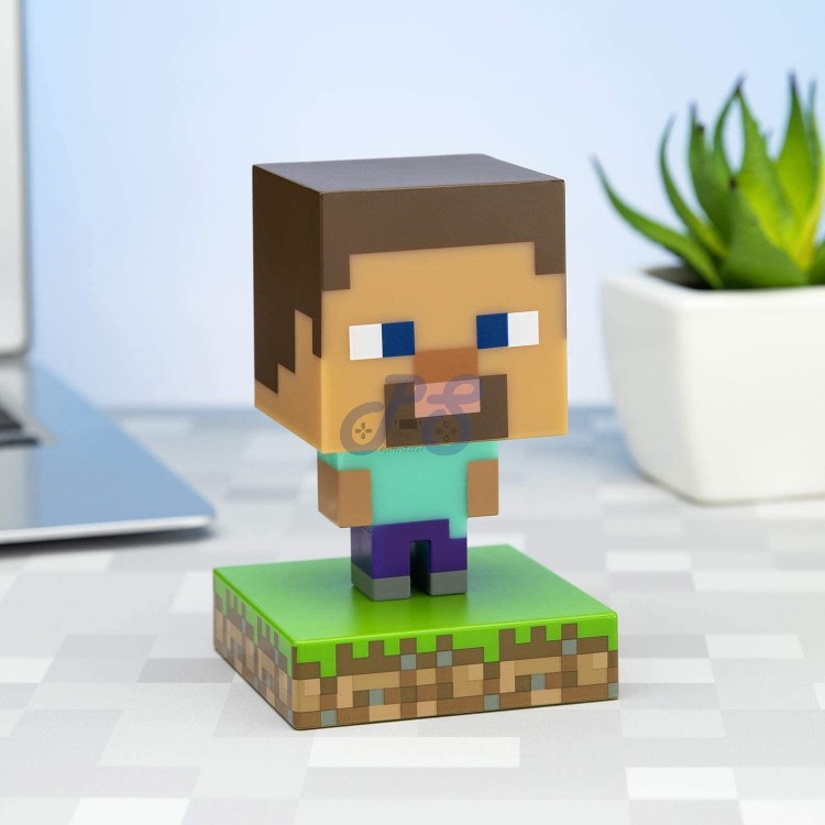 paladone icon light v2 minecraft steve