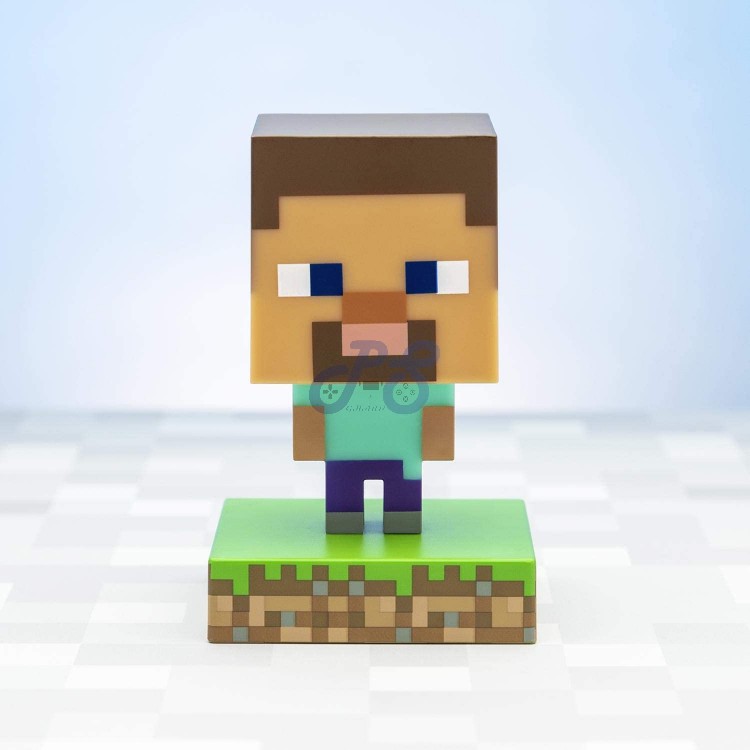 paladone icon light v2 minecraft steve