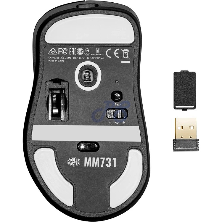 cooler master mm731 wireless gaming mouse black
