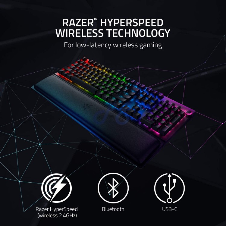 razer blackwidow v3 pro mechanical gaming keyboard green switches