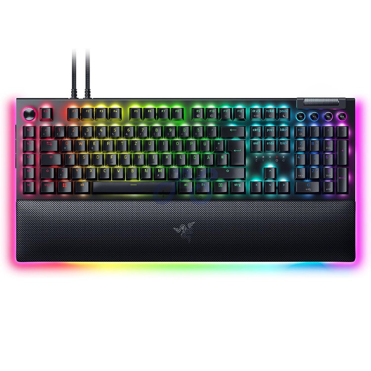 razer blackwidow v4 pro mechanical gaming keyboard yellow switch