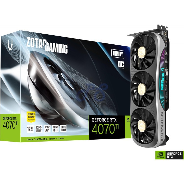 zotac geforce rtx 4070 ti trinity oc gaming graphic card 12gb
