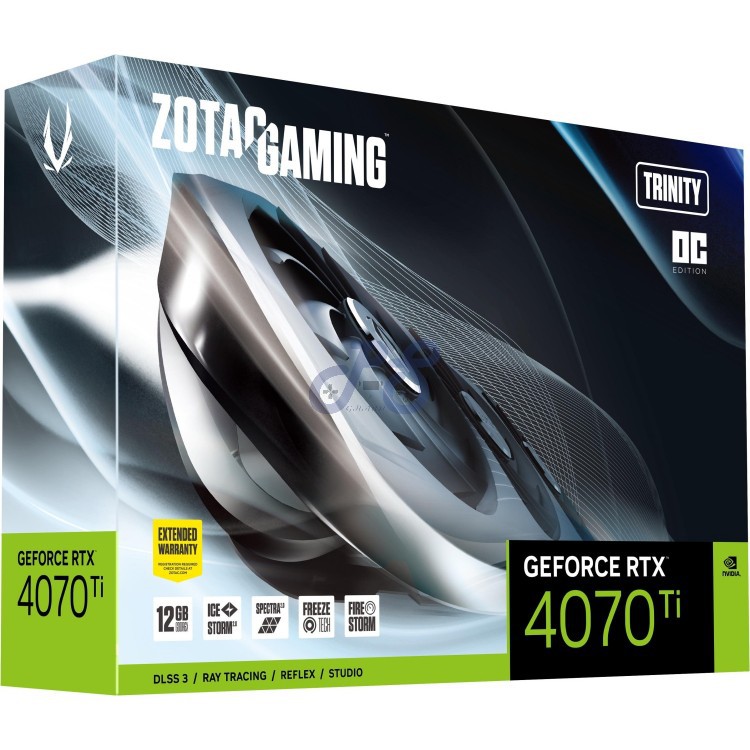 zotac geforce rtx 4070 ti trinity oc gaming graphic card 12gb