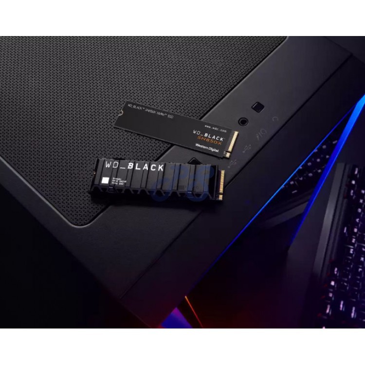 wdblack sn850x nvme ssd with heatsink 1tb