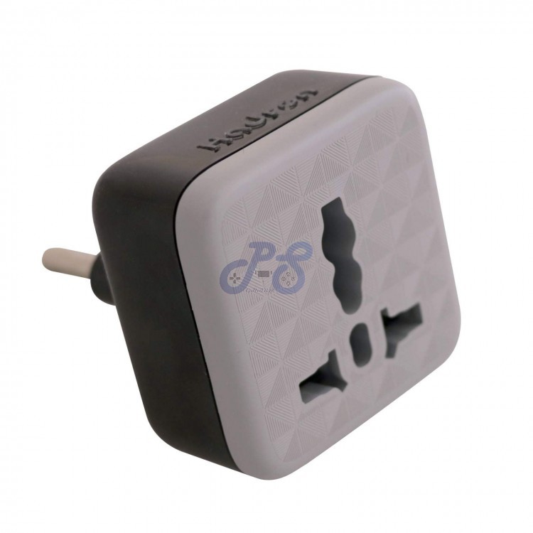 hadron eu stablilizer power plug adapter with timer black