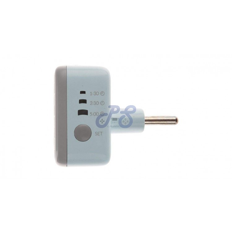 hadron eu stablilizer power plug adapter with timer white