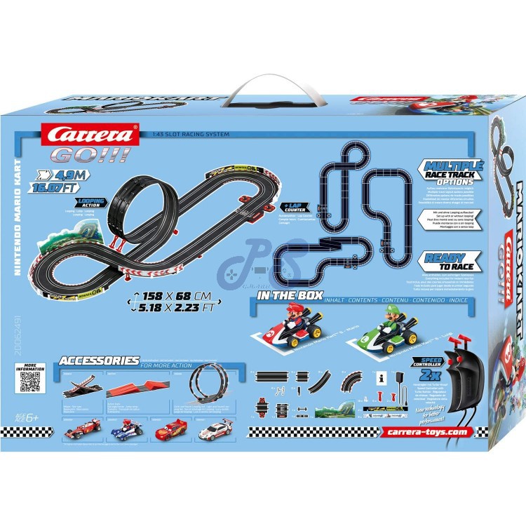 carrera go slot car track set