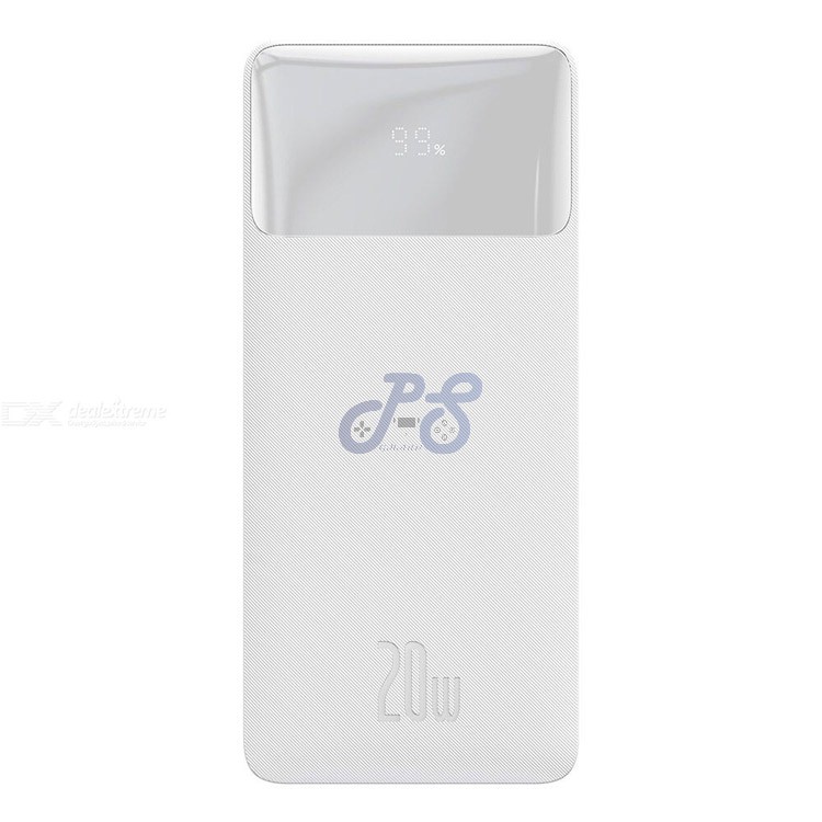 baseus bipow 10000mah power bank white