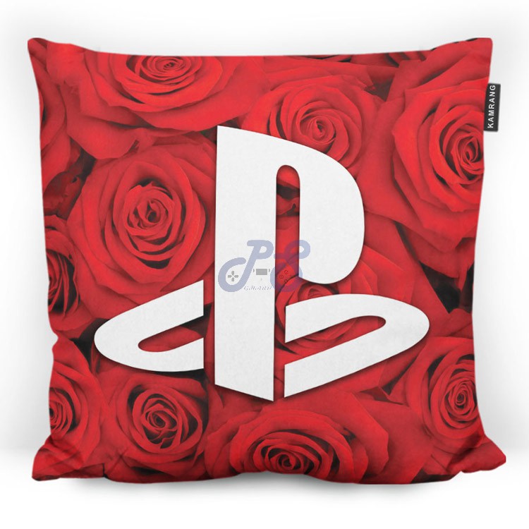 Pillow Playstation Logo Rose