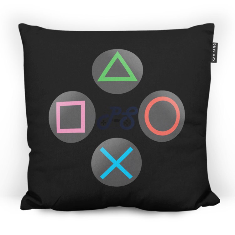 pillow xbox buttons black