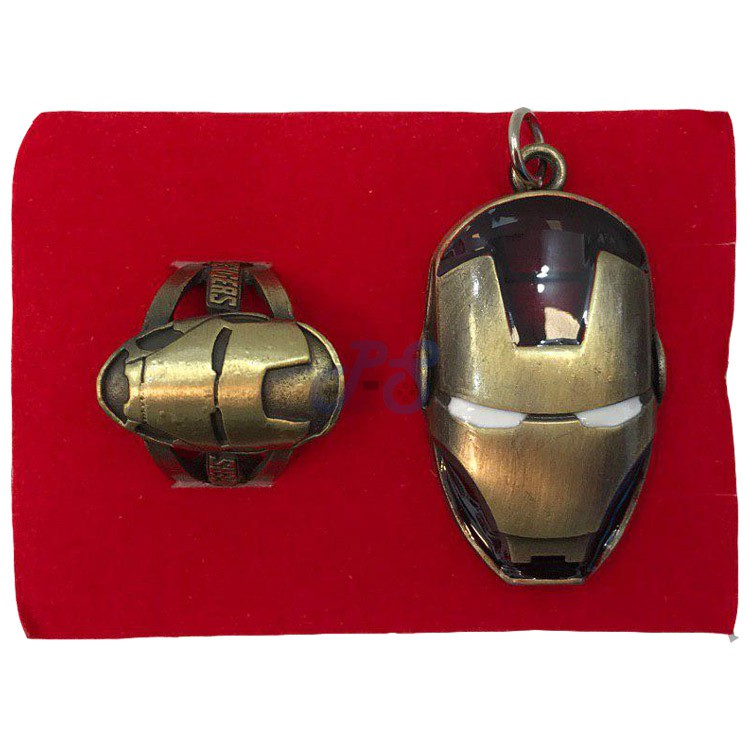 iron man ring and pendant