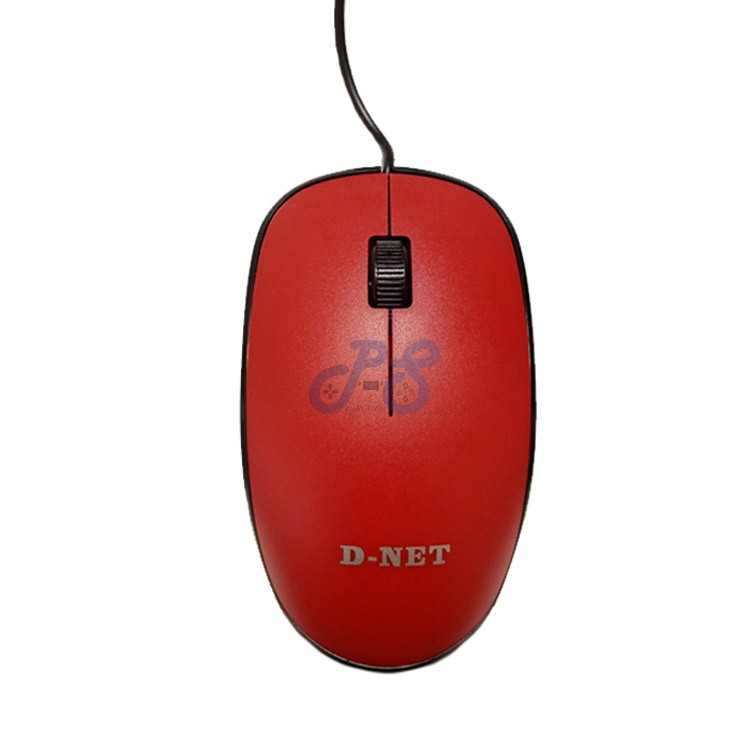 d net optical mouse red