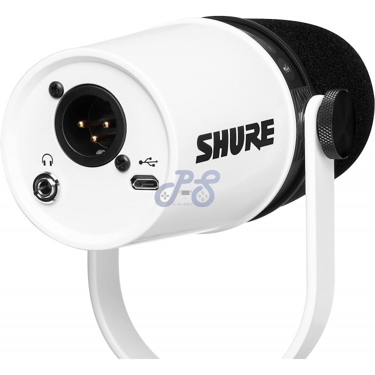 shure mv7 microphone white noir
