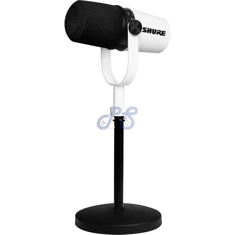 shure mv7 microphone white noir