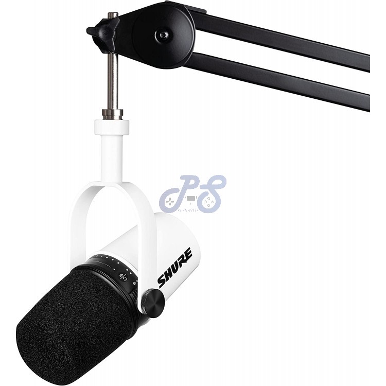 shure mv7 microphone white noir