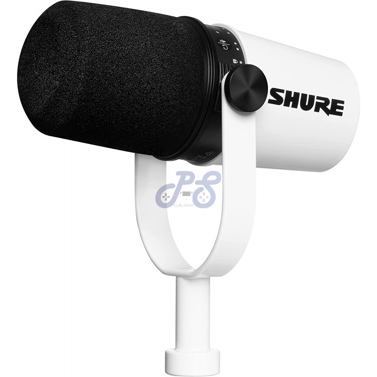 shure mv7 microphone white noir