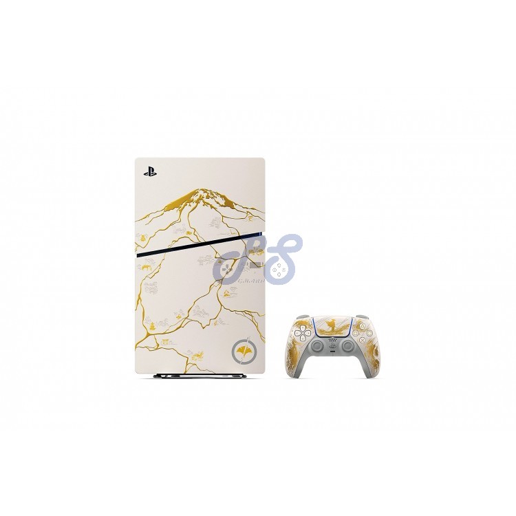 playstation 5 slim ghost of yotei limited edition gold